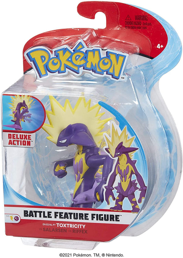 Pokemon Battle Feature, Red, 4.5" Figure - Toxtricity, 674 PKW0161