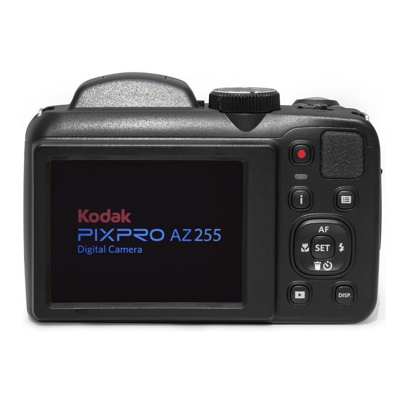 KODAK PIXPRO Astro Zoom AZ255-BK 16MP Digital Camera with 25X Optical Zoom 24mm Wide Angle 1080P Full HD Video and 3" LCD (Black)