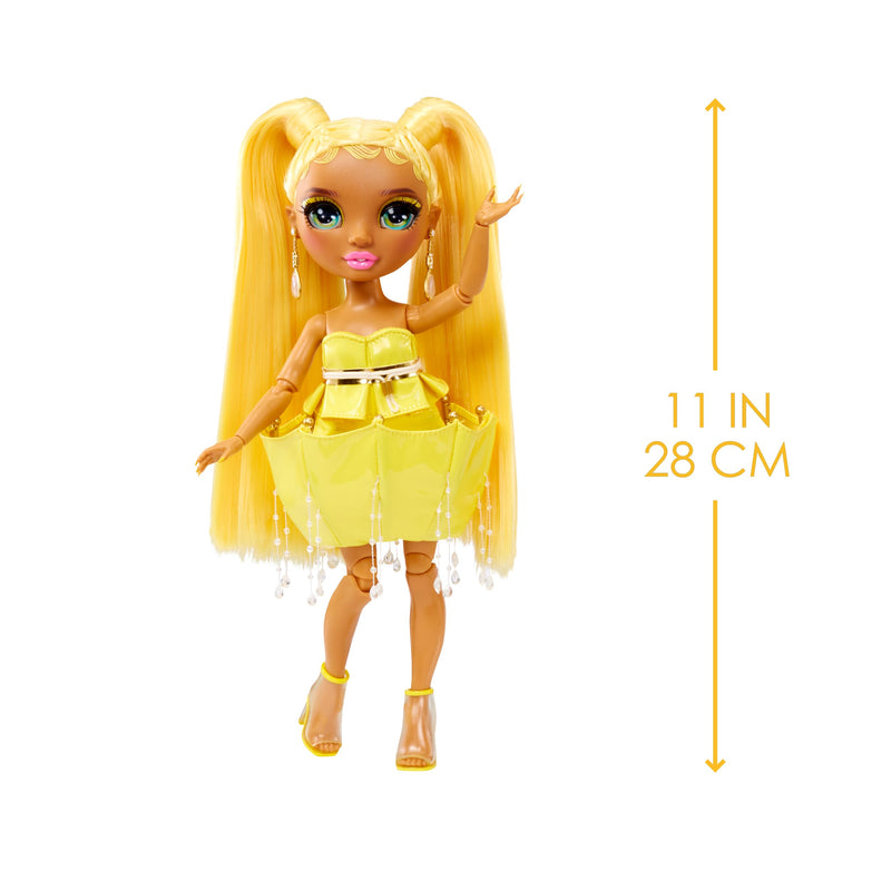 Rainbow High Fantastic Fashion Doll - SUNNY MADISON - Yellow 11” Fashion Doll and Playset with 2 Outfits & Fashion Play Accessories - Great for Kids 4-12 Years Old