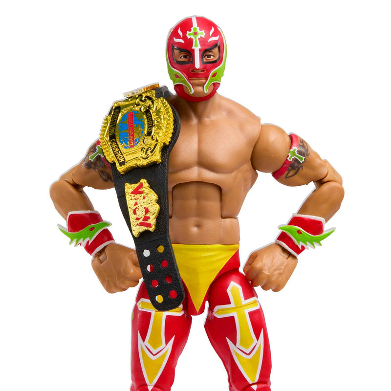 Mattel WWE Action Figures | WWE Elite Rey Mysterio Figure with Accessories | Collectible Gifts, HKN82