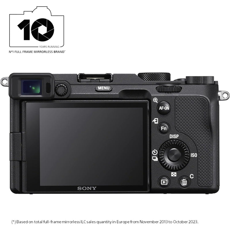 Sony Alpha 7 C | Full-frame Mirrorless Camera with Sony FE 28-60mm F4-5.6 Interchangeable Zoom Lens (Compact and Lightweight, Real-time Autofocus, 24.2 Megapixels, 5-Axis Stabilisation) - Black