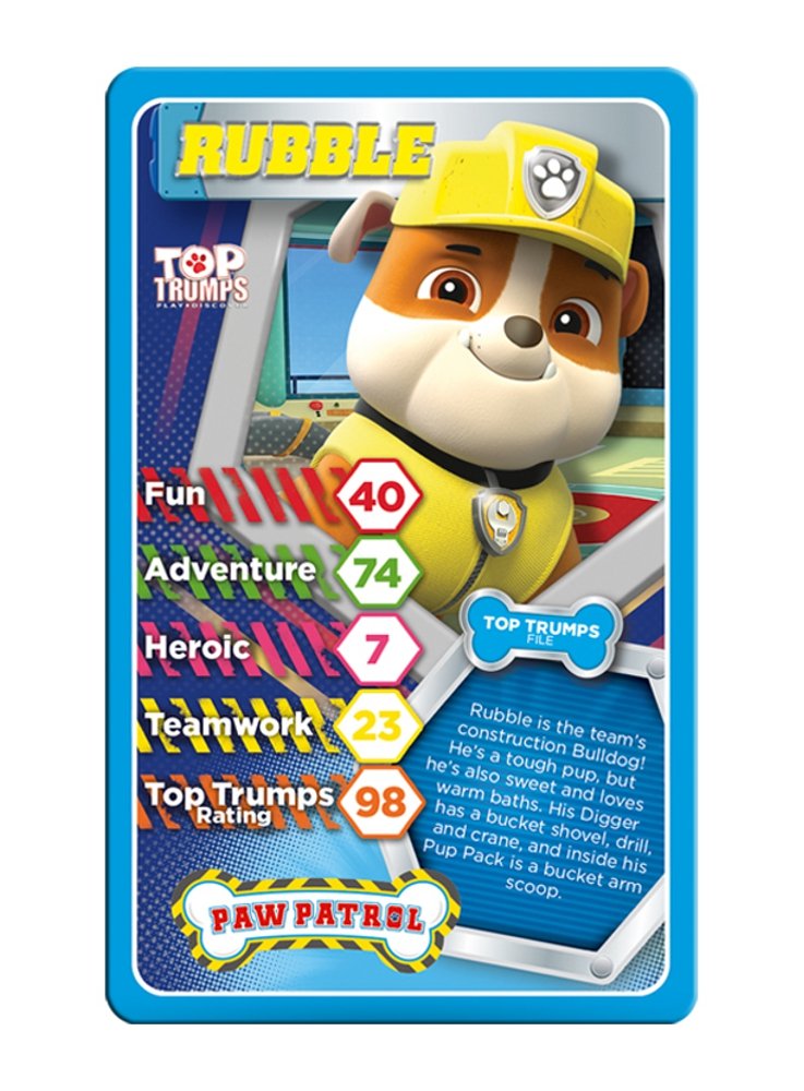 Paw Patrol Top Trumps Card Game