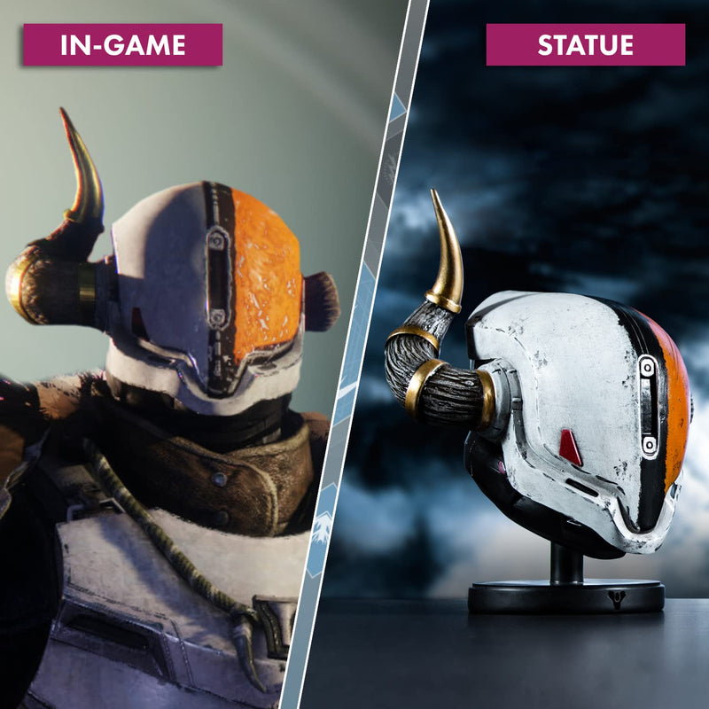 Numskull Destiny 2 Lord Shaxx Helmet 7'' Collectible Replica Statue - Official Destiny 2 Merchandise - Limited Edition