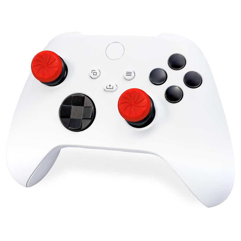 KontrolFreek FPS Freek Inferno for Xbox One and Xbox Series X Controller | Performance Thumbsticks | 2 High-Rise Concave | Red