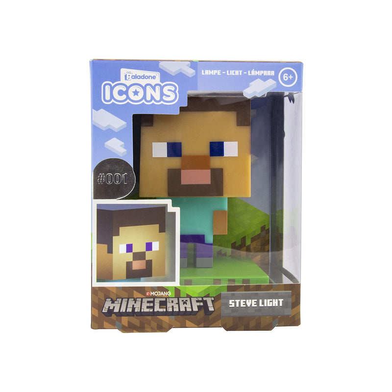 Paladone PP6594MCF Minecraft Steve Icon Light Collectible Figure