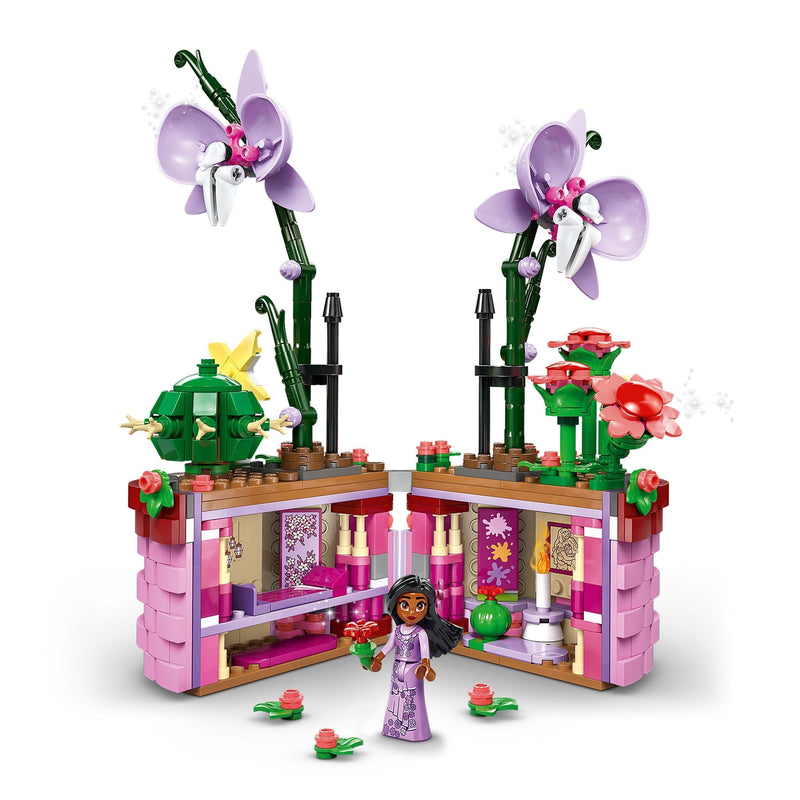 LEGO | Disney Encanto Isabela’s Flowerpot, Buildable Orchid Flower Toy for 9 Plus Year Old Kids, Girls & Boys, with Film Character Mini-Doll Figure, and Cactus, Fun Birthday Gift 43237