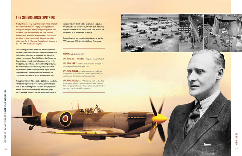 The History of The RAF and The Lancaster Bomber