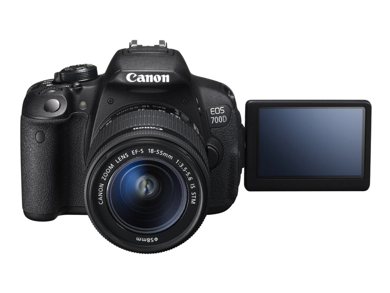 Canon EOS 700D Digital SLR Camera (EF-S 18-55 mm f/3.5-5.6 IS STM Lens, 18 MP, CMOS Sensor, 3 inch LCD) (Renewed)