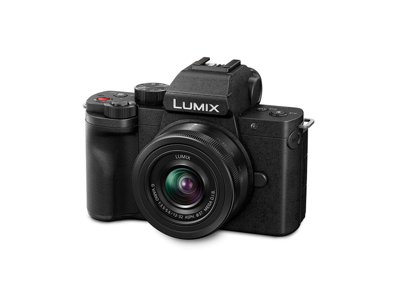 Panasonic LUMIX DC-G100VEB-K Vlogging Camera with LUMIX G Vario 12-32 mm f3.5-5.6 and SHGR1 Tripod Grip