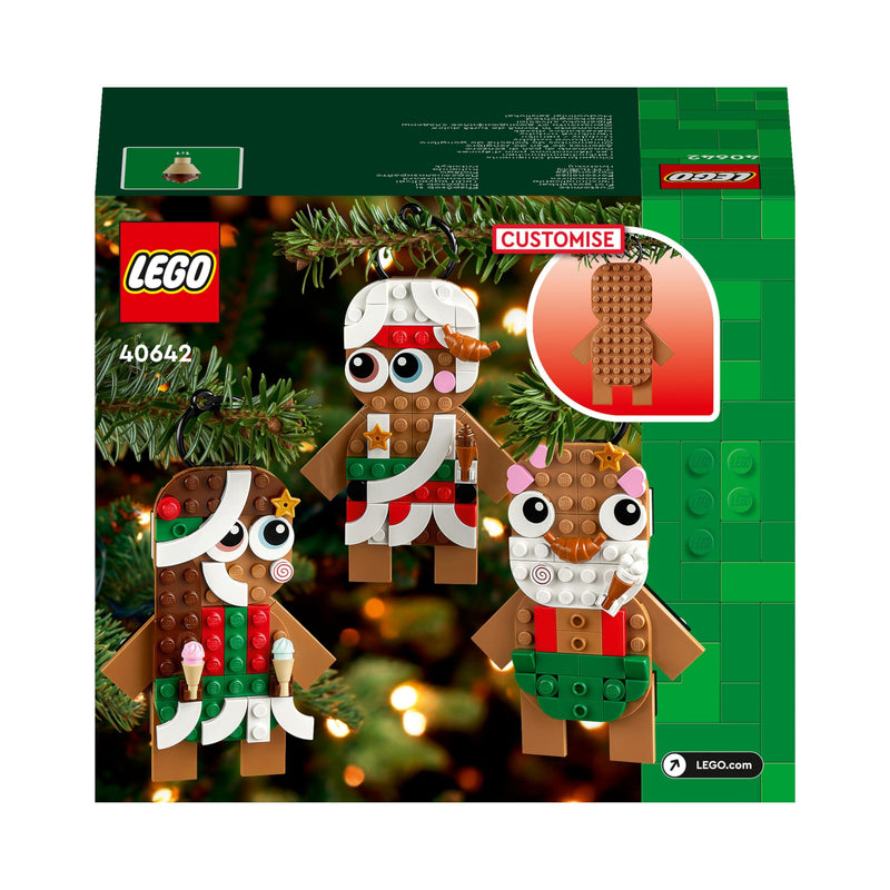 LEGO Creator Gingerbread Ornaments Set, Toys for 6 Plus Year Old Girls & Boys, Easter Treat, Gift Idea, Hanging Decorations, Makes a Great Kids Bedroom Accessory 40642