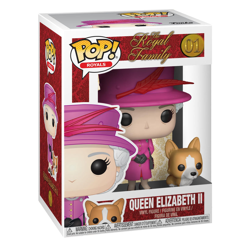 Funko POP! Queen Elizabeth II & Corgi Buddy: Royal Family - Collectable Vinyl Figure - Gift Idea - Official Merchandise - Toys for Kids & Adults - Model Figure for Collectors and Display