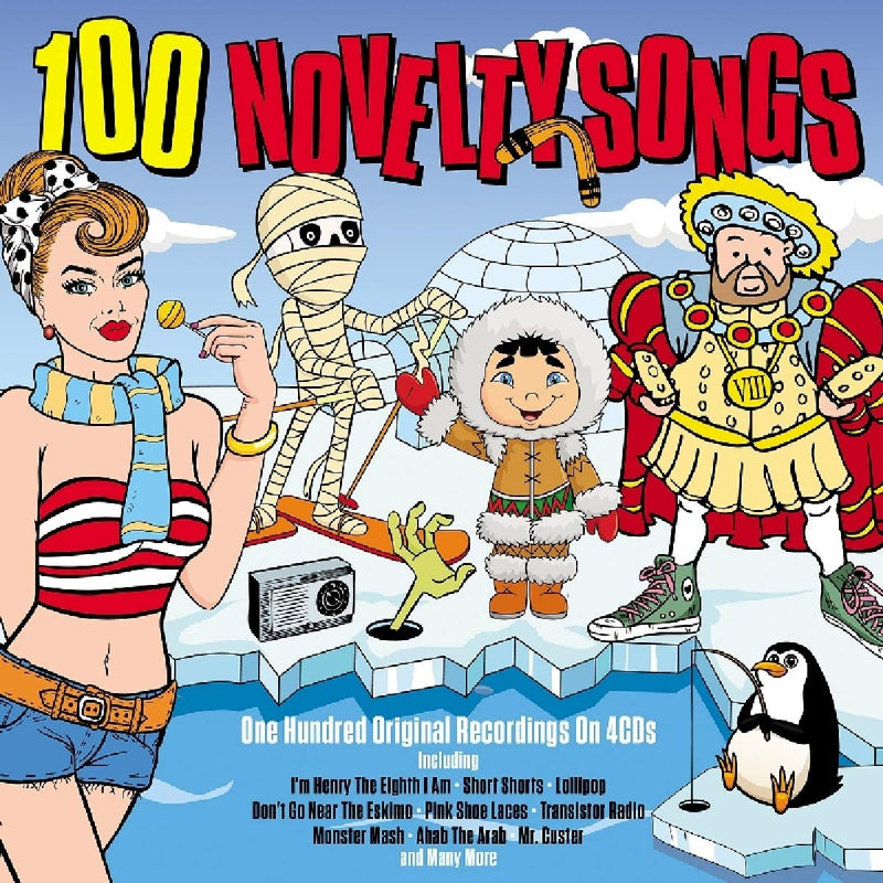 100 Novelty Songs [4CD Box Set]