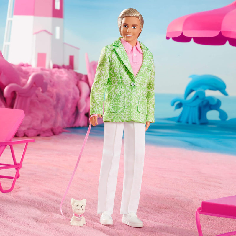 Barbie “Sugar’s Daddy” Ken Doll in Pastel Suit with Dog – Limited Edition The Movie Doll (Exclusive)