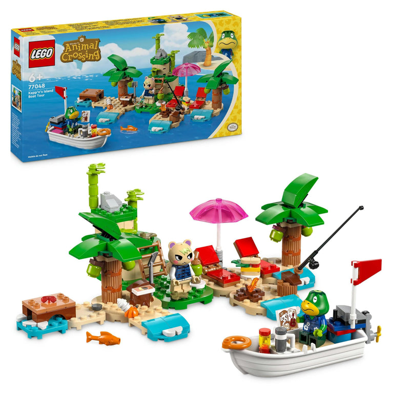 LEGO Animal Crossing Kapp’n’s Island Boat Tour, Buildable Creative Toy for 6 Plus Year Old Kids, Girls & Boys, Features 2 Minifigures from the Video Game Series Including Marshal, Birthday Gift 77048