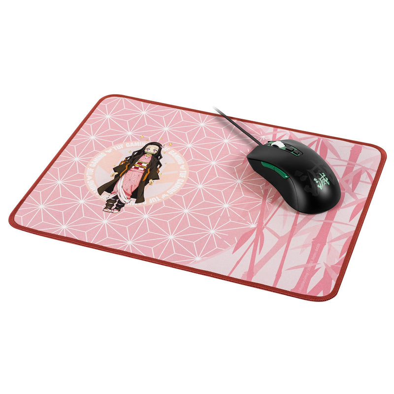 ASUS TUF Gaming P1 Portable Gaming Mouse pad (Nano-Coated, Water-Resistant Surface, Durable Anti-fray Stitching, and Non-Slip Rubber Base) - Demon Slayer, NEZUKO