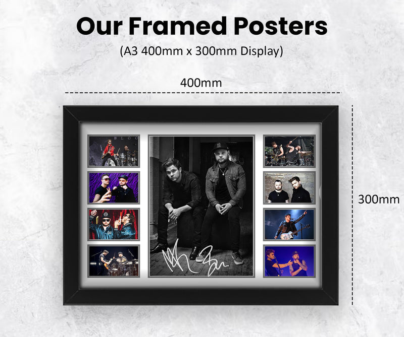 Royal Blood Signed Poster Print- Limited Edition Autograph Fan Gift – Collectible Memorabilia Merchandise (Framed A4 (30x21cm))