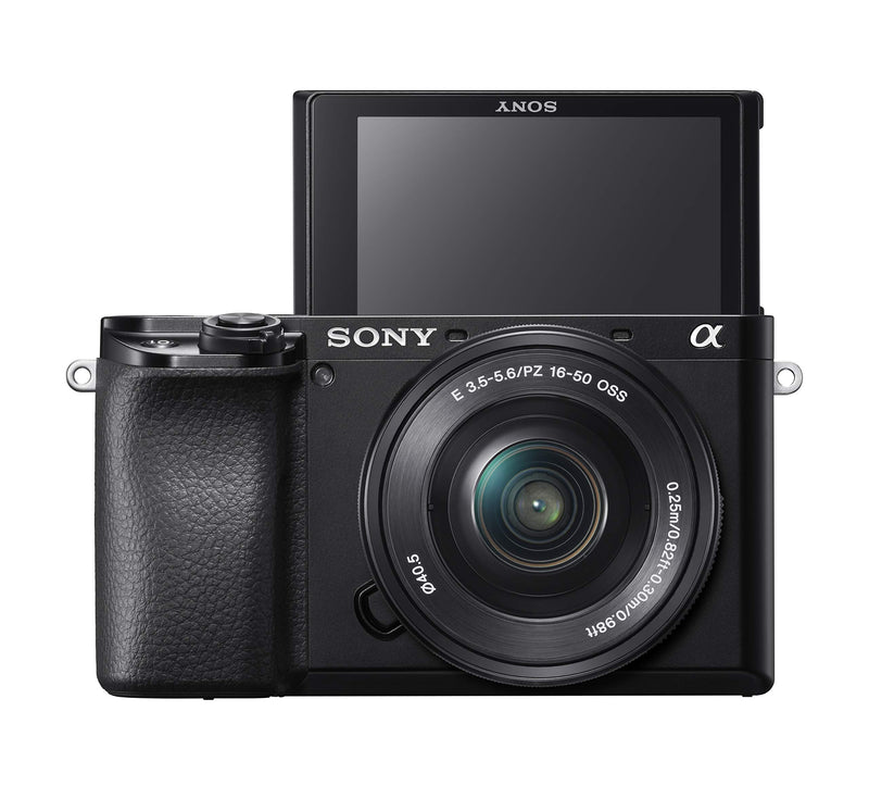 Sony Alpha 6100 | APS-C Mirrorless Camera with Sony 16-50 mm and Sony 55-210mm Zoom Lenses ( Fast 0.02s Autofocus, Eye Tracking Autofocus for Human and Animal, 4K Movie Recording and Flip Screen )