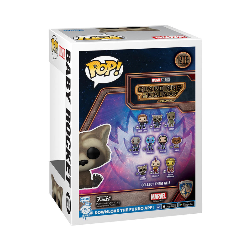 Funko POP! Vinyl: Marvel - Guardians Of the Galaxy 3 - Rocket Raccoon - (Baby) - Collectable Vinyl Figure - Gift Idea - Official Merchandise - Toys for Kids & Adults - Movies Fans