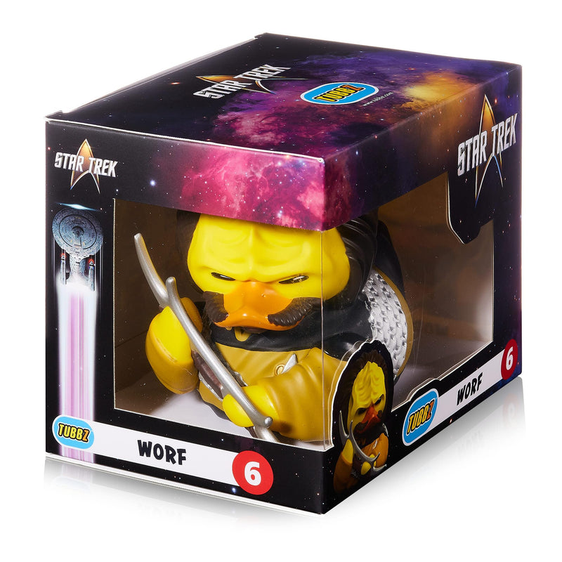 TUBBZ Boxed Edition Worf Collectible Vinyl Rubber Duck Figure - Official Star Trek Merchandise - TV, Movies & Video Games