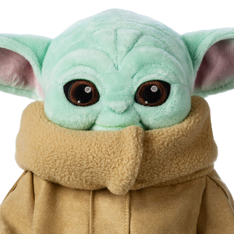 Disney Store Official Grogu Plush Soft Toy, Star Wars The Mandalorian, Baby Yoda, 25cm/9”, Cuddly Grogu Toy With Classic Robe and Embroidered Facial Features, Suitable for All Ages