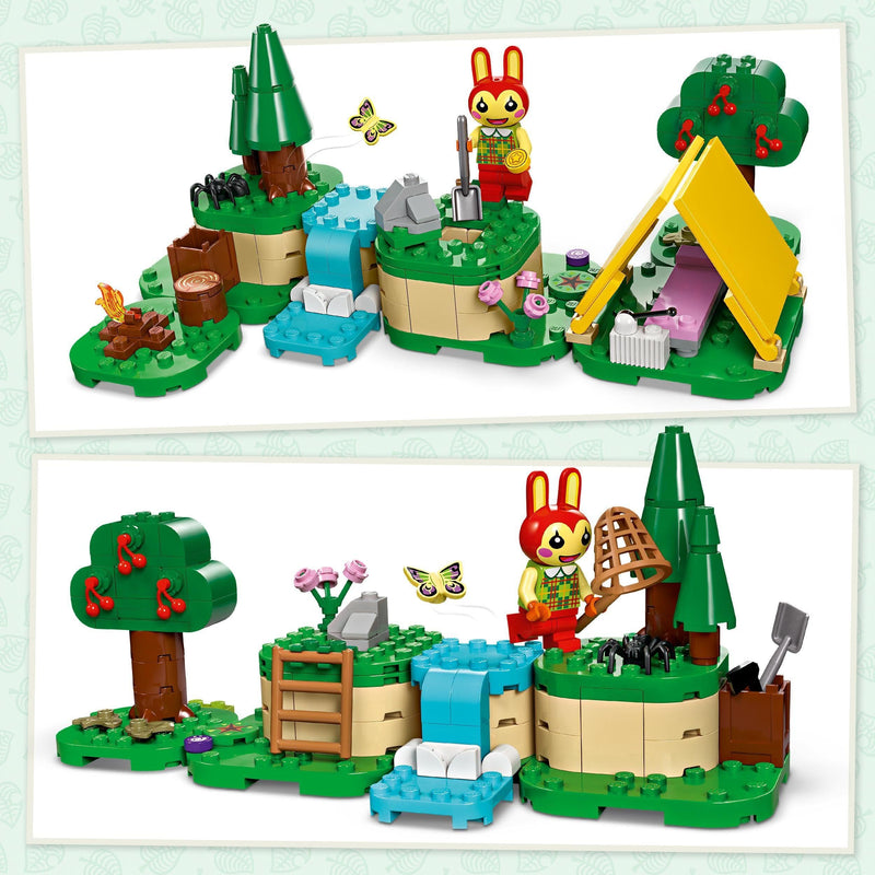 LEGO Animal Crossing Bunnie’s Outdoor Activities Buildable Creative Play Toy for 6 Plus Year Old Kids, Girls & Boys, with Tent and Rabbit Minifigure from the Video Game, Birthday Gift Idea 77047