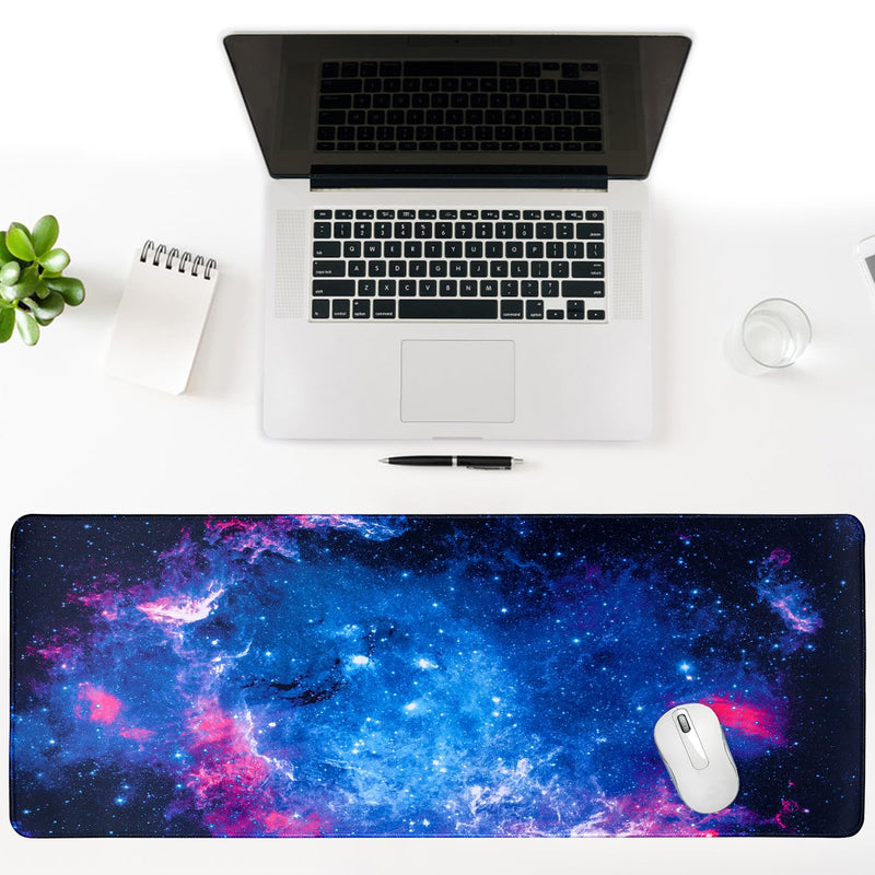 YIYISSHI Galaxy Nebula Mouse Mat Non-Slip Rubber Base Gaming Mouse Pad for Computers Laptop Office Desk Accessories Desk Mat (Nebula)