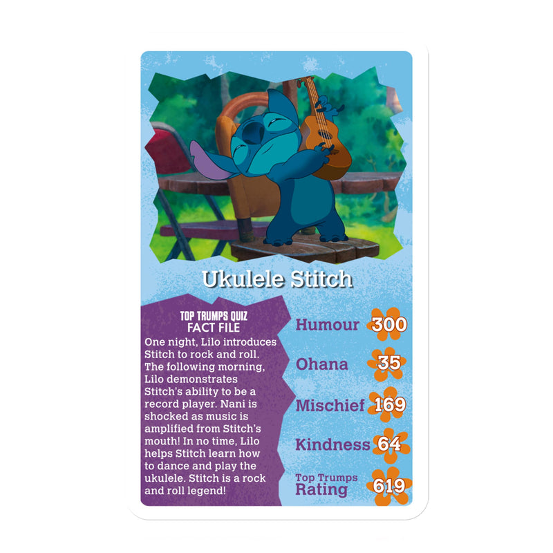 Top Trumps Specials Disney’s Lilo and Stitch 30 Movie Moments Card Game, Play with scenes featuring Lilo, Stitch, Jumba, Pleakley and Scrump, Educational gift for ages 8 plus