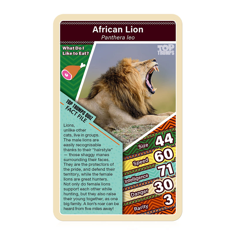 Top Trumps Africa's Wildlife Card Game