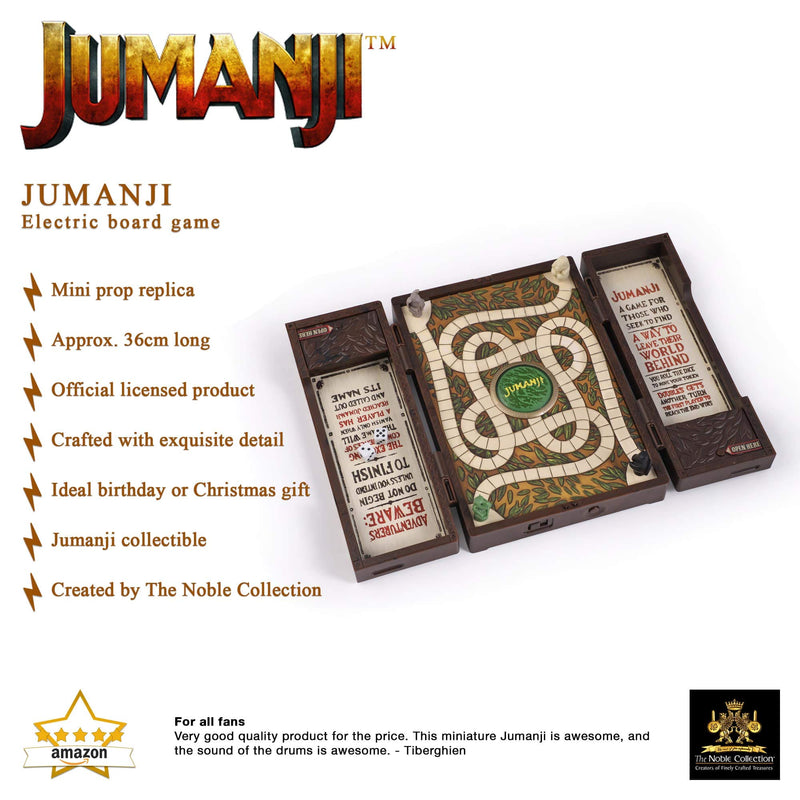 The Noble Collection Jumanji Mini Electronic Replica Board - Mini Replica Of The Iconic Jumanjic Board - Officially Licensed Jumanji Film Set Movie Gifts