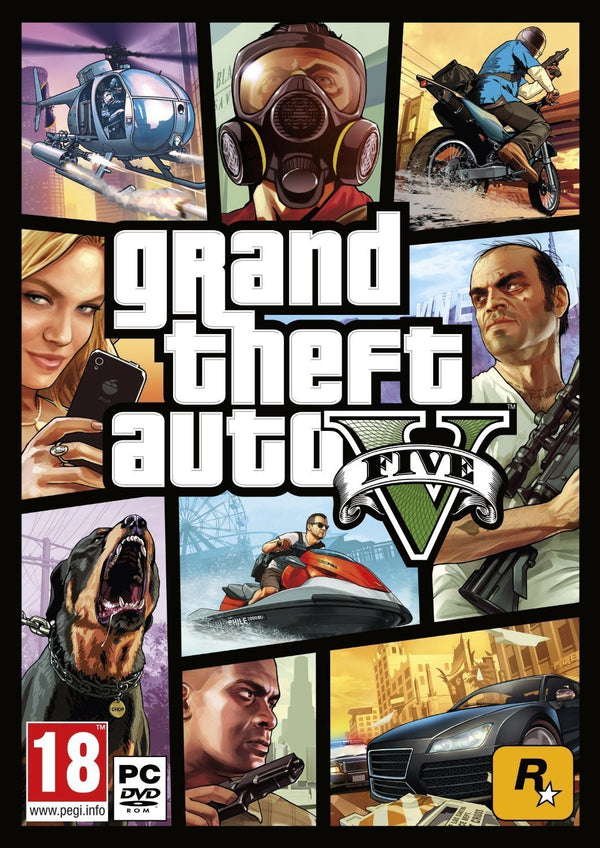 Grand Theft Auto Five-V (PC DVD)