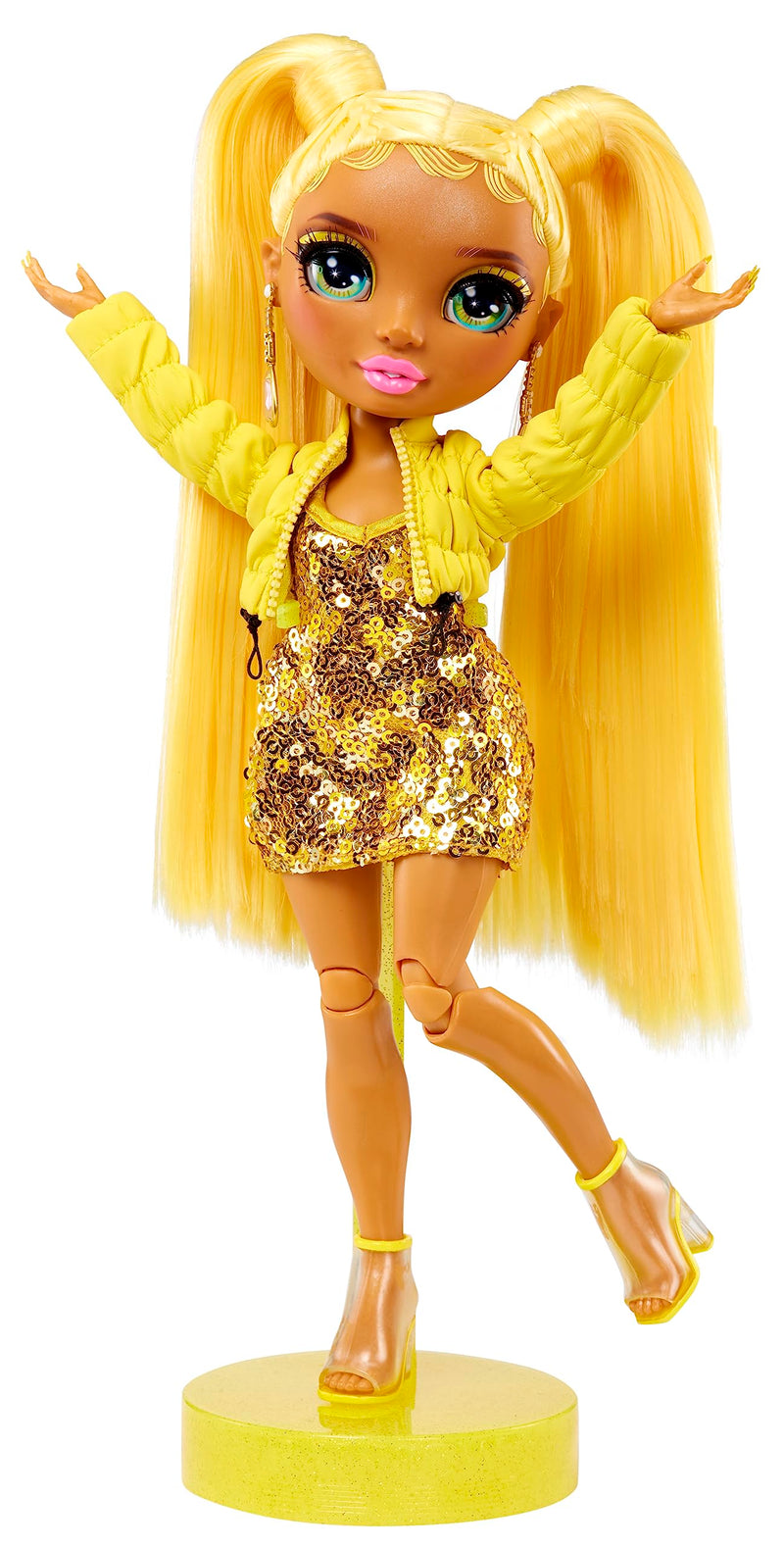 Rainbow High Fantastic Fashion Doll - SUNNY MADISON - Yellow 11” Fashion Doll and Playset with 2 Outfits & Fashion Play Accessories - Great for Kids 4-12 Years Old