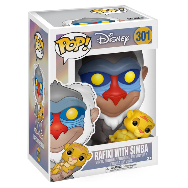 Funko POP! Disney Lion King Rafiki With Baby Simba - the Lion King - Collectable Vinyl Figure - Gift Idea - Official Merchandise - Toys for Kids & Adults - Movies Fans - Model Figure for Collectors