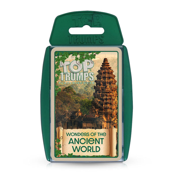 Top Trumps Wonders of the Ancient World Classic Card Game, Learn about Great Pyramid of Giza, Mecca and the Great Wall of China in this educational packed game, gift for ages 6 plus