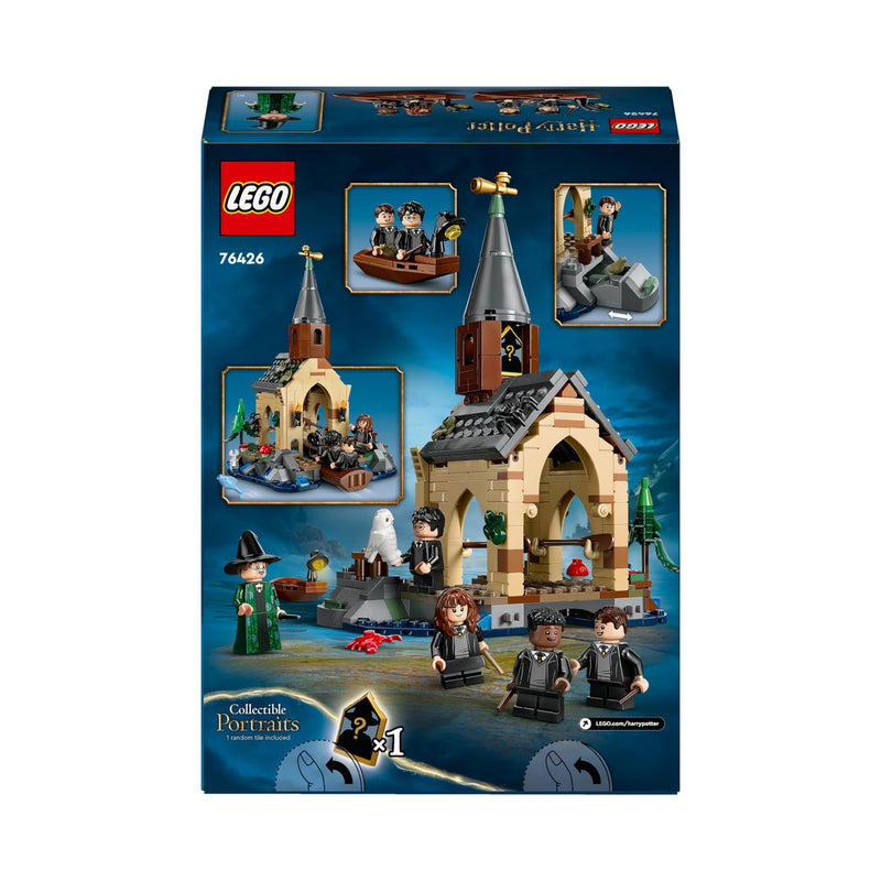 LEGO Harry Potter Hogwarts Castle Boathouse Set with 2 Boat Toys for 8 Plus Year Old Kids, Girls & Boys, Includes 5 Character Minifigures and Hedwig the Owl Figure, Wizarding World Gift Idea 76426