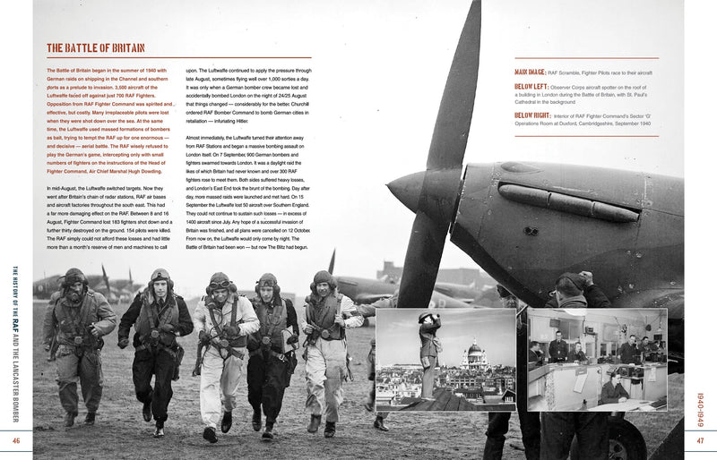 The History of The RAF and The Lancaster Bomber