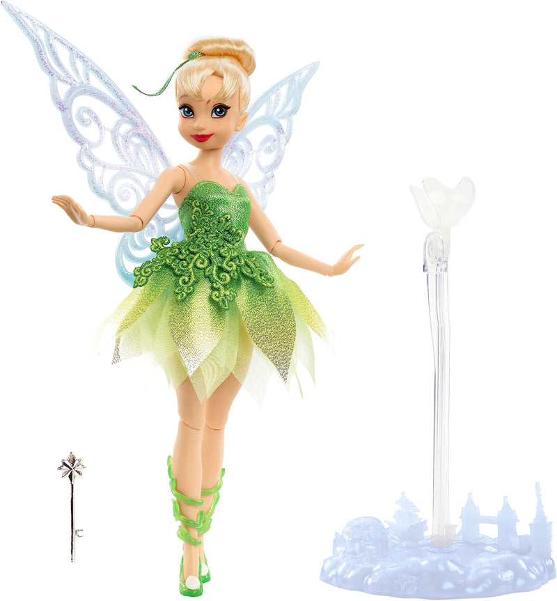 Mattel Disney Collector Tinker Bell Doll with Wings to Celebrate Disney 100 Years of Wonder, Inspired by Disney Movie, Gifts for Kids and Collectors, HLX67