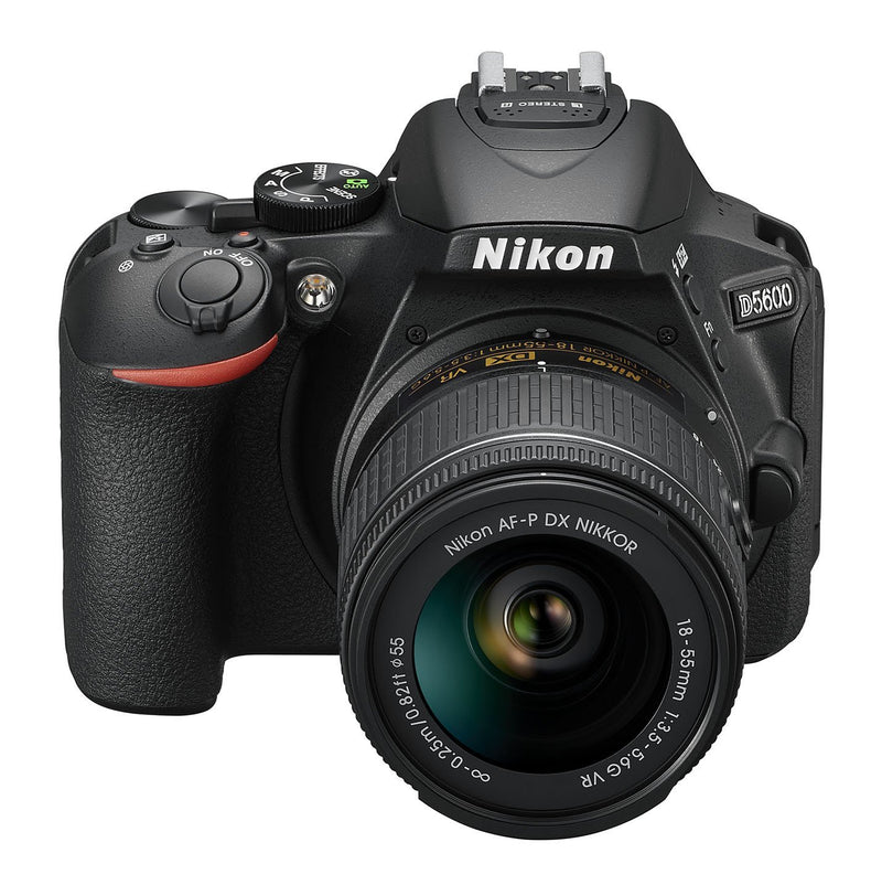 Nikon D5600 + AF-P 18-55 VR DSLR Camera - Black (Renewed)