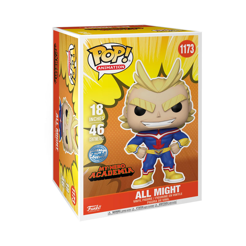 Funko Pop! Animation: My Hero Academia (MHA) - (MHA) - All Might 18" - Collectable Vinyl Figure - Gift Idea - Official Merchandise - Toys for Kids & Adults - Anime Fans - Model Figure for Collectors