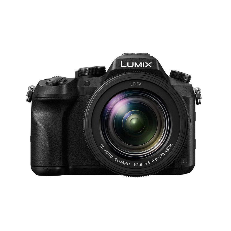 Panasonic Lumix FZ2000 | Bridge Expert Camera (1'' 20MP Sensor, Leica Zoom 20x F2.8-4.5, OLED Viewfinder, Adjustable Touch Screen, 4K Unlimited Video, Stabilisation) Black – French Version