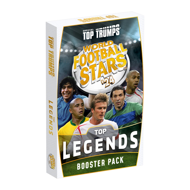 Top Trumps World Football Stars Top 200 Starter Kit Card Game, Play with Lionel Messi, Sadio Mane, Mac Allister, Ederson and Jamal Musiala, educational gift for ages 6 plus