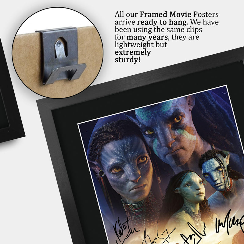 HWC Trading FR A3 Avatar 2 Way of the Water Gifts Printed Poster Signed Autograph Picture for Movie Memorabilia Fans - A3 Framed