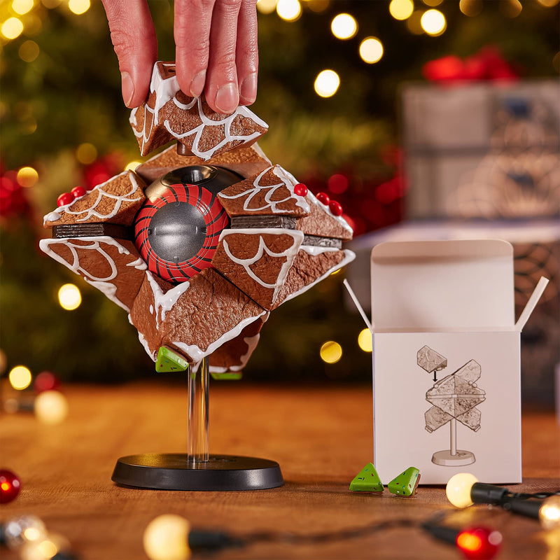 CC Countdown Characters by Numskull 2023 Destiny Gingerbread Ghost Shell Collectible Figure - Official Destiny Merchandise - Buildable Advent Calendar Statue