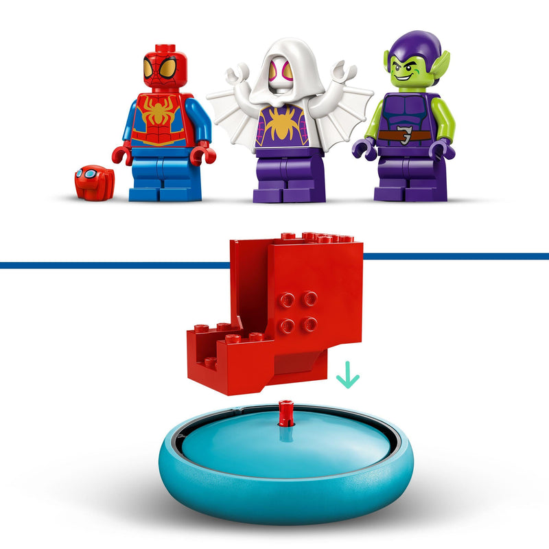 LEGO Marvel Spidey and his Amazing Friends Spidey vs. Green Goblin Super Hero Building Toy with Minifigures, Gift for 4 Plus Year Old Kids, Boys, Girls & Fans of Spider-Man and Cool Vehicles 10793
