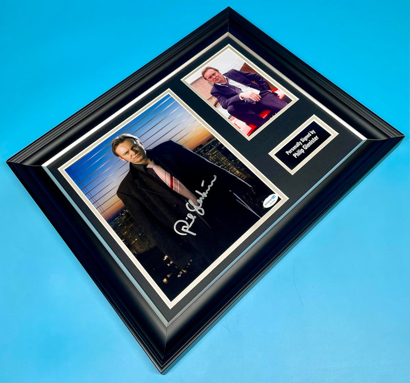 Generic Philip Glenister Signed Photo In Luxury Handmade Wooden Frame & AFTAL Member Certificate Of Authenticity Autograph Movie Film TV Memorabilia Poster Ashes To Ashes Life On Mars