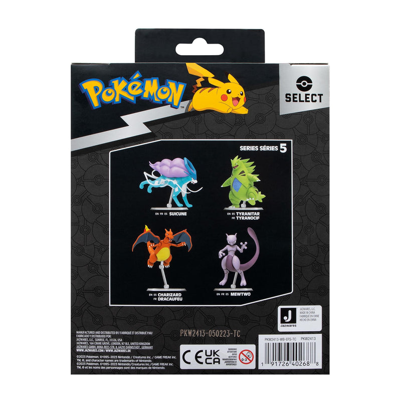 Pokémon Select Tyranitar - 6-Inch Super-Articulated Figure with Over 15 Points of Articulation