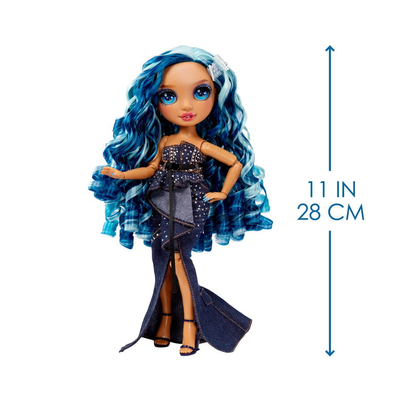 Rainbow High Fantastic Fashion Doll - SKYLER BRADSHAW - Blue 11” Fashion Doll and Playset with 2 Outfits & Fashion Play Accessories - Great for Kids 4-12 Years Old