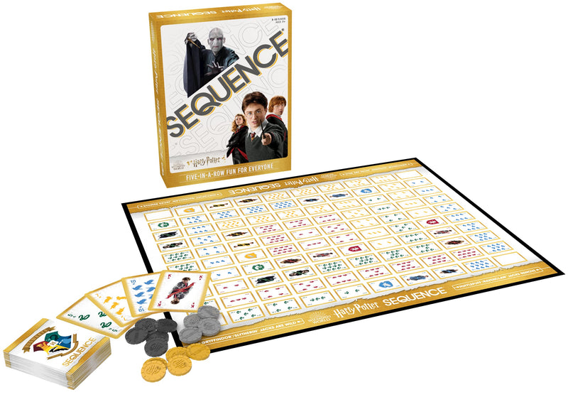 Sequence Harry Potter Edition | Goliath Games | Family Game | Strategy Game | For ages 7+ | For 2-12 players