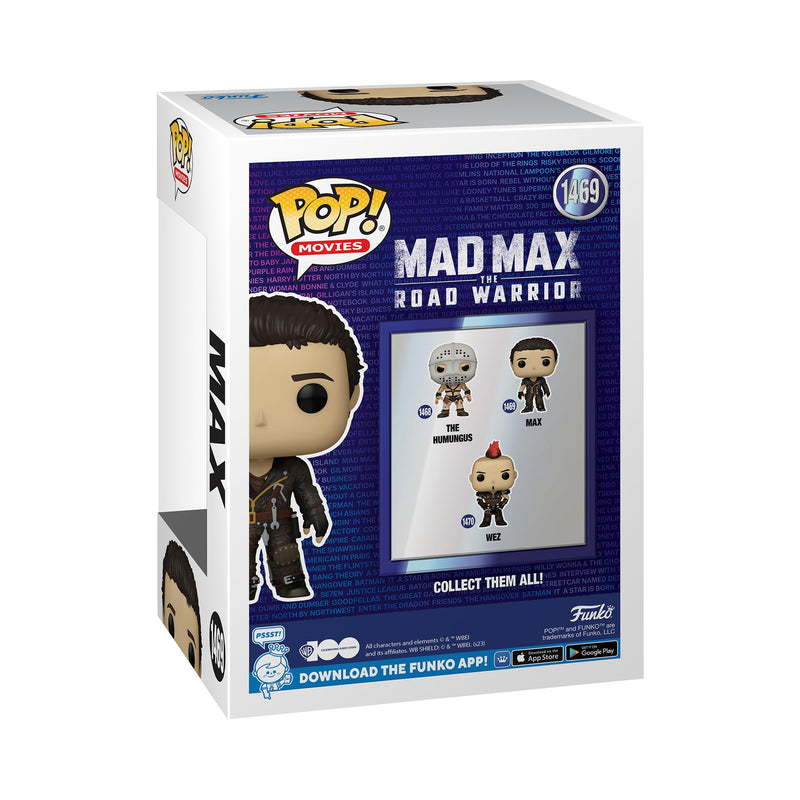 Funko POP! Movies: Mad Max Rockatansky: the Road Warrior - Max Rockatansky - Mad Max 2: the Road Warrior - Collectable Vinyl Figure - Gift Idea - Official Merchandise - Toys for Kids & Adults