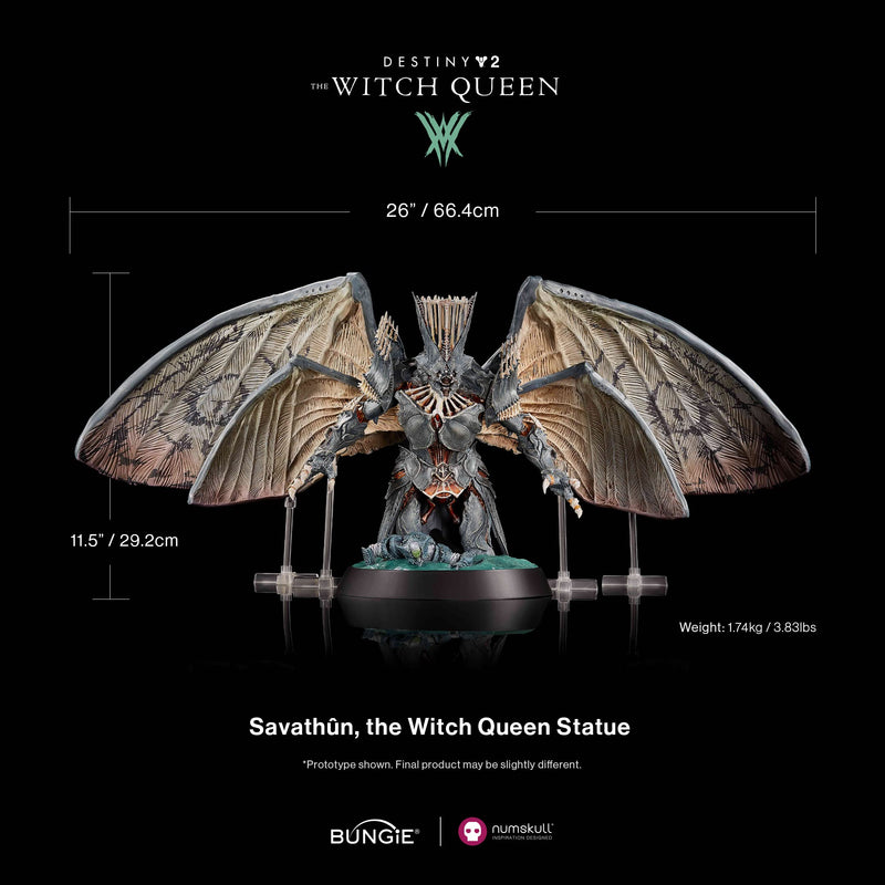 Numskull Official Destiny 2 The Witch Queen Statue 11" Collectible Replica Model - Official Bungie Merchandise - Limited Edition