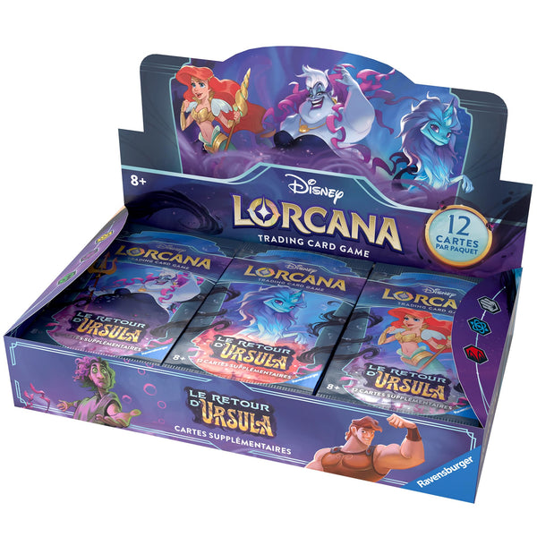 Ravensburger - Box of 24 Lorcana Boosters Chapter 4: Le Retour d'Ursula - French version